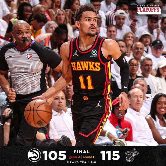 1650436880764088382.jpg 开云在线开户-特雷·扬得分回暖失误依旧爆炸 老鹰难逃横扫厄运?