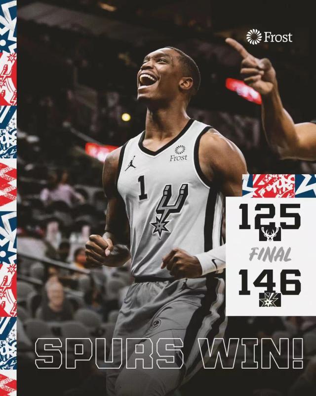 1620784438012086756.jpg 【现场】帕克现场督战 马刺打出赛季最佳比赛