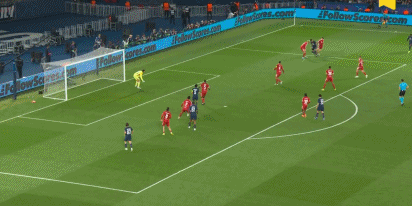 开云在线开户-半场：巴黎1-0利物浦，杜埃折射破门，马马尔达什维利屡救险